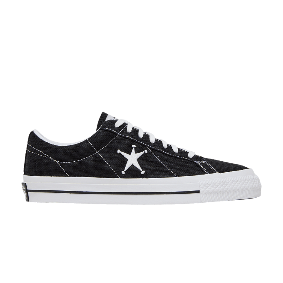 Фото № 1 с приближением к товару «‎Stussy x Converse One Star Low Black»