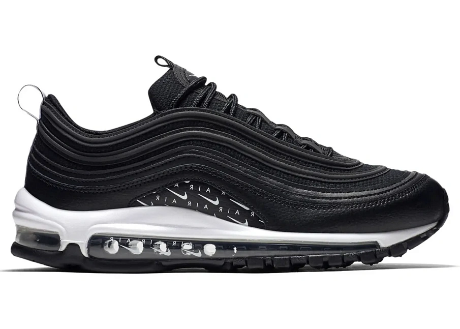 Фото № 1 с приближением к товару «‎Nike Air Max 97 Black Swoosh Pattern »