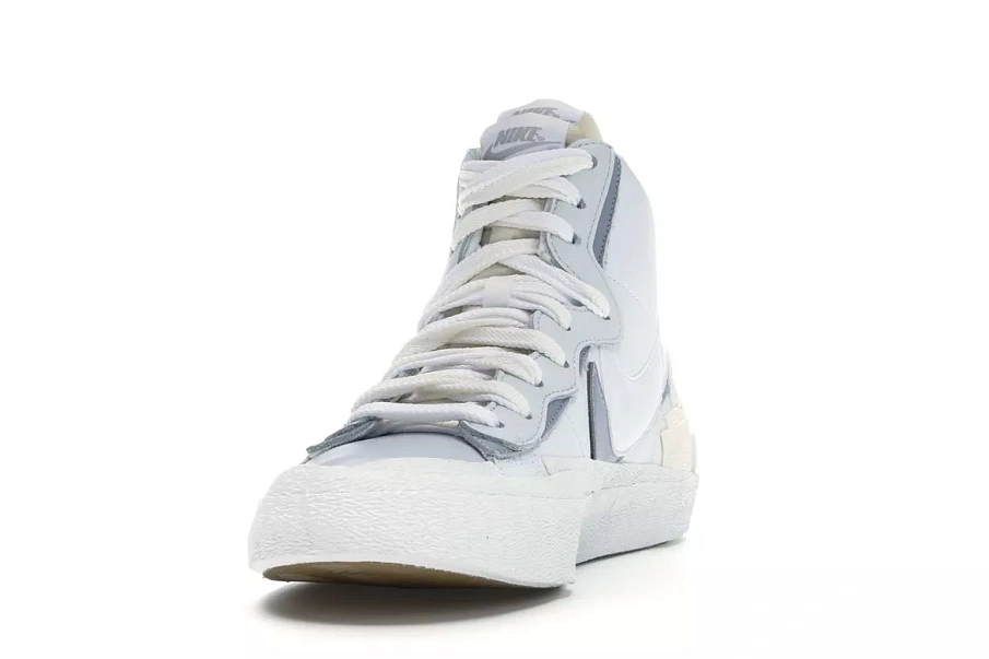 Фото № 5 с приближением к товару «‎Nike Blazer Mid sacai White Grey»