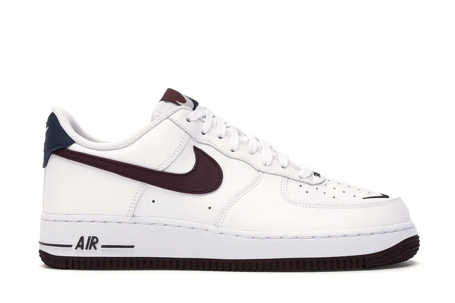 Фото № 1 с приближением к товару «‎Nike Air Force 1 Low Obsidian/White-University Red»