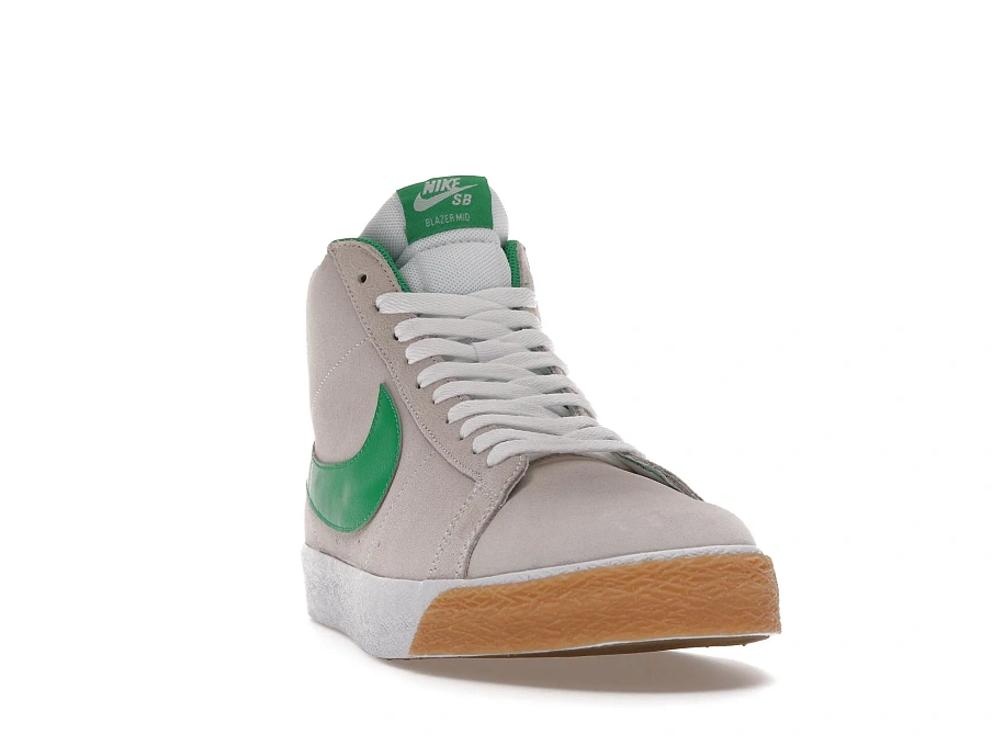 Фото № 4 с приближением к товару «‎Nike SB Zoom Blazer Mid Summit White Lucky Green»