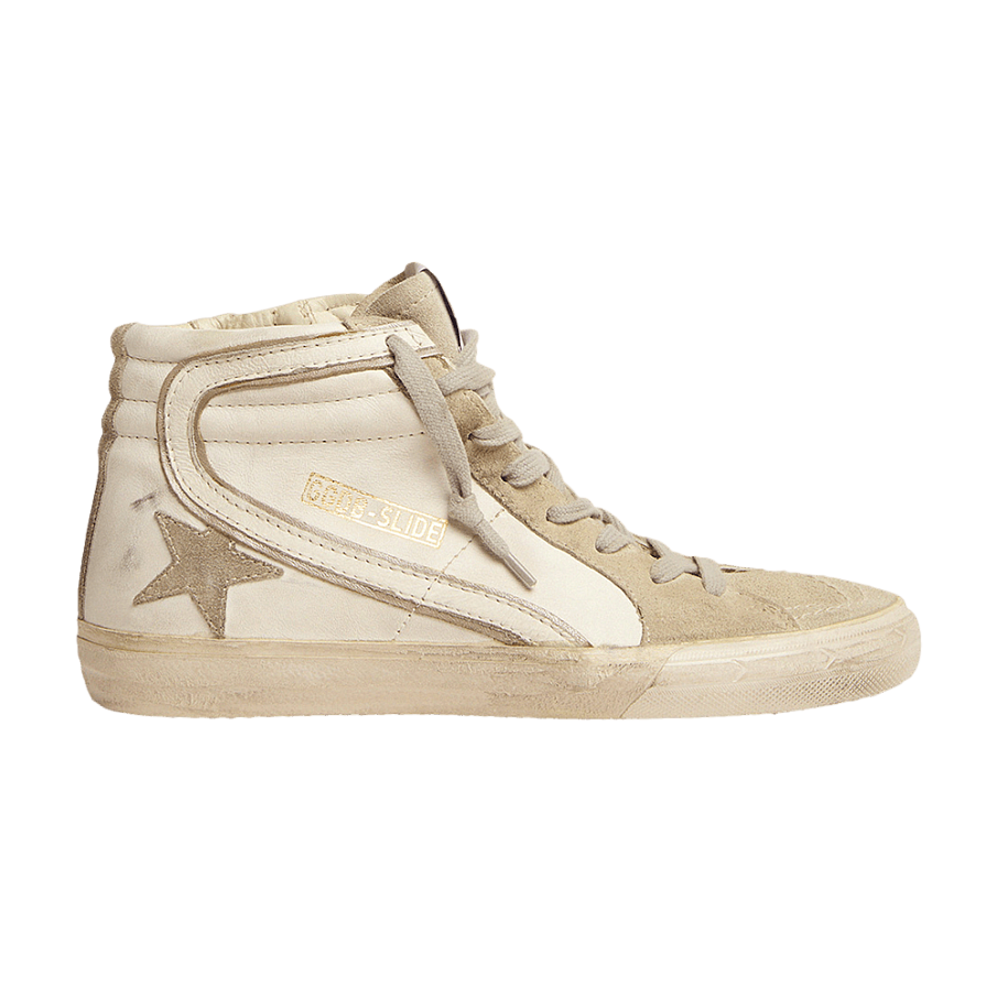 Фото № 1 с приближением к товару «‎Golden Goose Women's Slide Sneaker White Ice Grey»