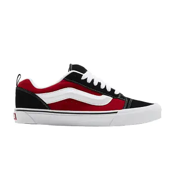 Vans Mens Knu-Skool Black Red - 1