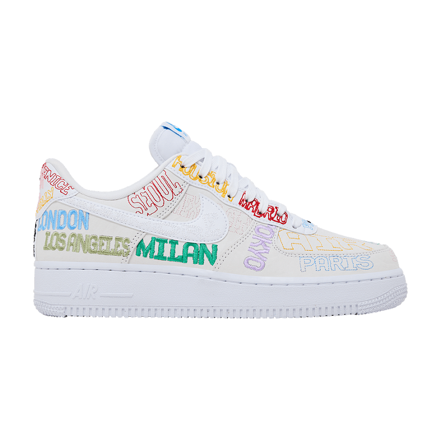 Фото № 1 с приближением к товару «‎Nike Air Force 1 Low World Tour - White»