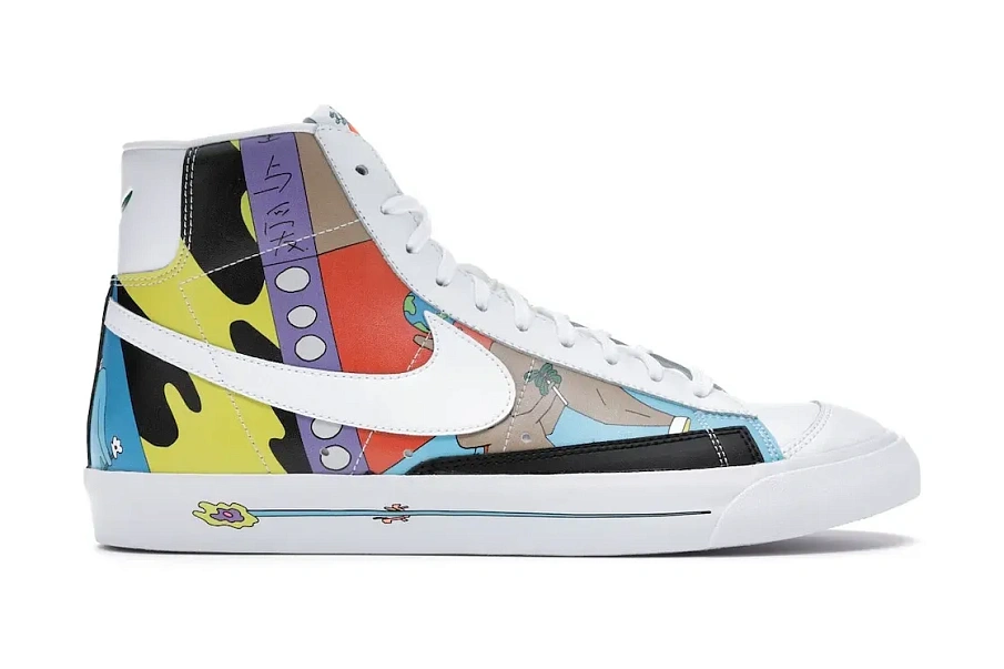 Фото № 1 с приближением к товару «‎Nike Blazer Mid 77 Flyleather Ruohan Wang»