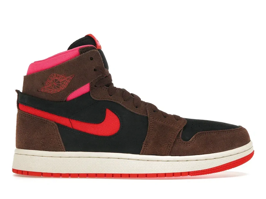 Фото № 1 с приближением к товару «‎Jordan 1 High Zoom Air CMFT 2 Cacao Wow Picante Red »