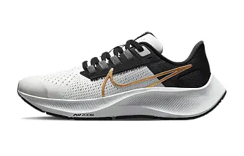 Nike Air Zoom Pegasus 38 (GS) Low-Top Running Shoes WhiteBlack - 1