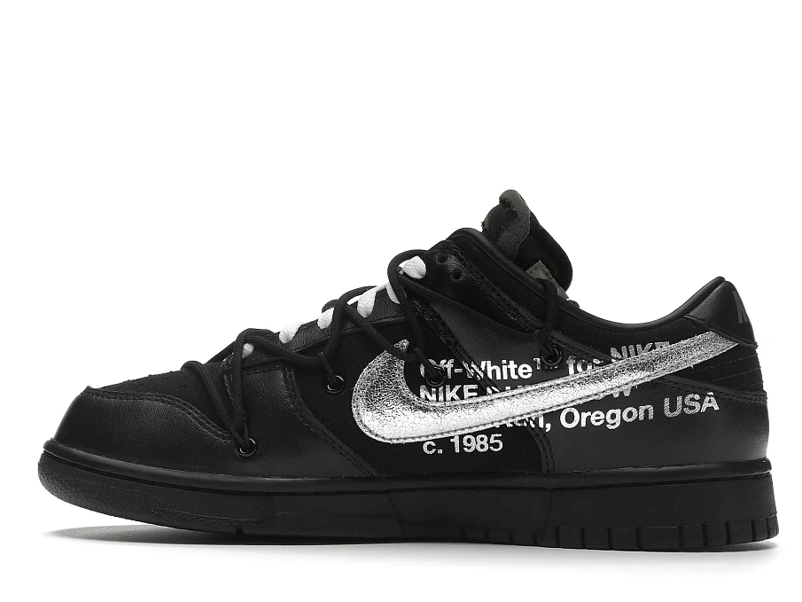 Фото № 2 с приближением к товару «‎Nike Dunk Low Off-White Lot 50»