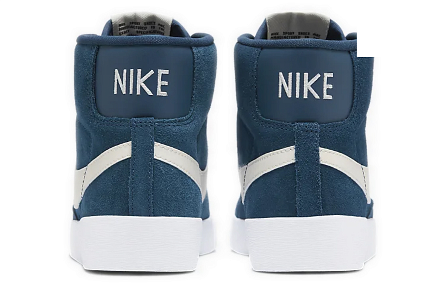 Фото № 4 с приближением к товару «‎Nike Blazer Mid Vintage Suede 'BlueWhite'»