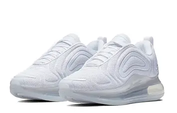 Nike Air Max 720 GS 'Triple White' - 4
