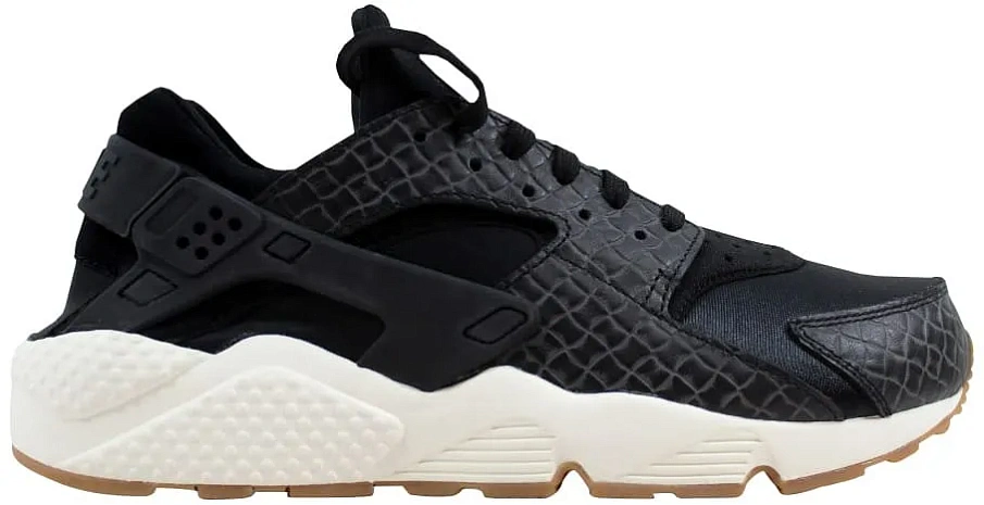 Фото № 1 с приближением к товару «‎Nike Air Huarache Run Premium Black/Black-Sail-Gum Medium Brown »