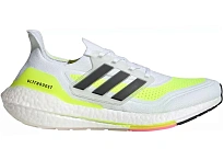Фото № 1 с приближением к товару «‎adidas Ultra Boost 21 White Solar Green »