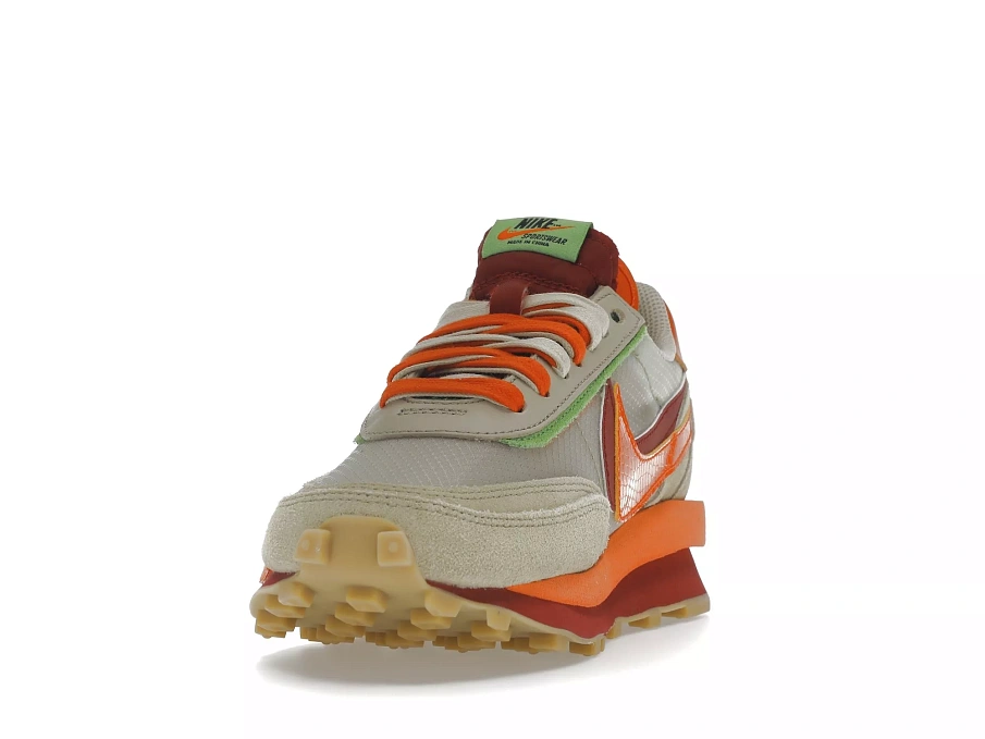 Фото № 4 с приближением к товару «‎Nike LD Waffle sacai CLOT Kiss of Death Net Orange Blaze»