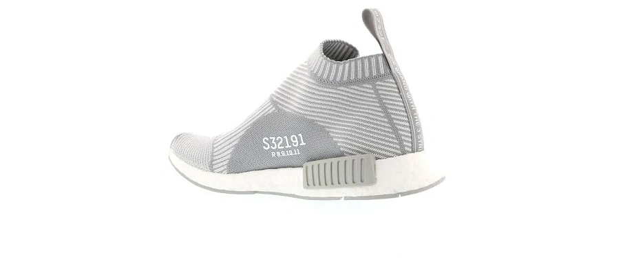 Фото № 3 с приближением к товару «‎adidas NMD City Sock White Grey»