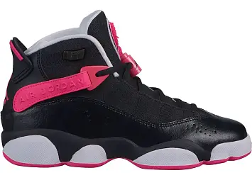 Jordan 6 Rings Black Hyper Pink White 
