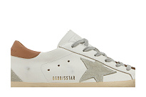 Фото № 3 с приближением к товару «‎Golden Goose Women's Superstar White Light Brown»