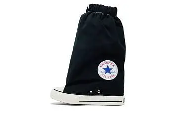 Vaquera x Converse Women's Chuck Taylor All Star XHi Slouch Wedge Black - 4