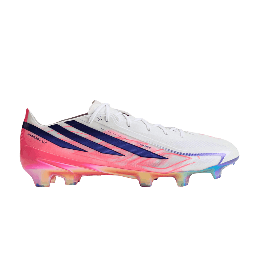 Фото № 1 с приближением к товару «‎adidas F50 Hyperfast Elite FG Cloud White Solar Purple (KJ3432)»