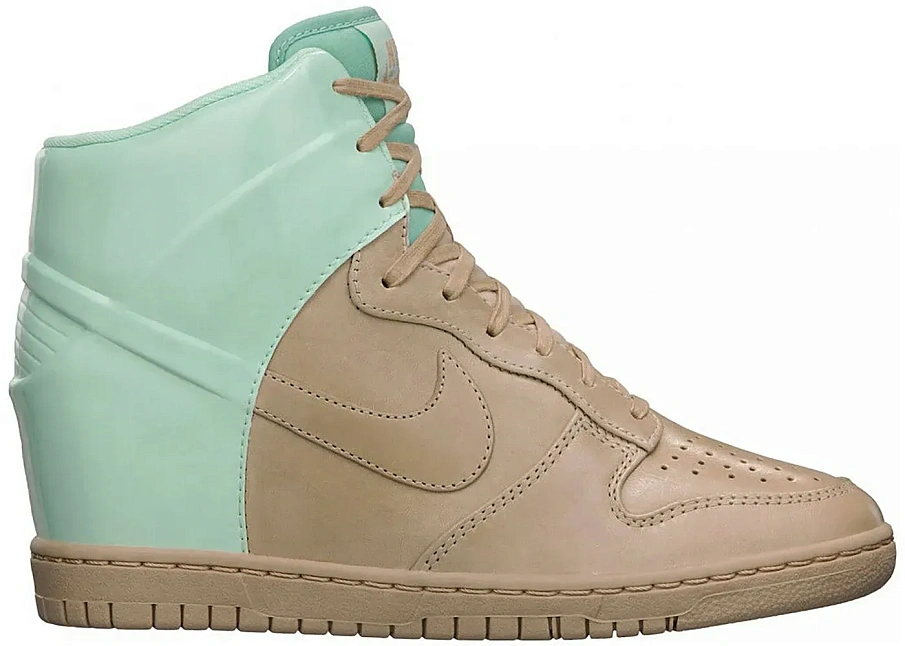 Фото № 1 с приближением к товару «‎Nike Dunk Sky Hi VT Vachetta Tan Arctic Green »