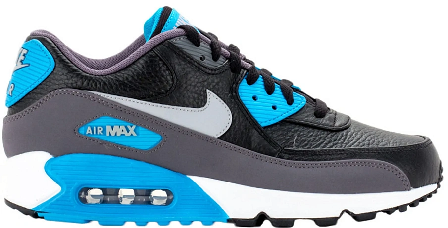Фото № 1 с приближением к товару «‎Nike Air Max 90 Black Blue Lagoon»