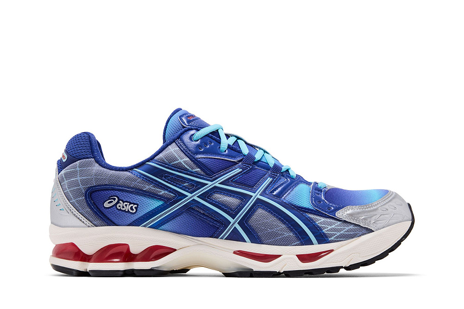 Фото № 3 с приближением к товару «‎Marvel vs. Capcom x Kith x ASICS Gel Nimbus 10.1 Double Box - Iron Man vs. Mega Man With Comic Book»