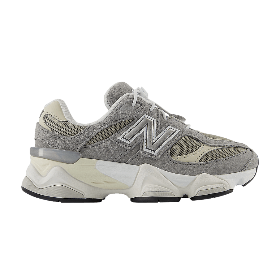 Фото № 1 с приближением к товару «‎New Balance 9060 Bungee Lace Little Kid Slate Grey Timberwolf»