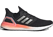 Фото № 1 с приближением к товару «‎adidas Ultra Boost 20 Core Black Signal Coral»