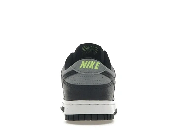 Nike Dunk Low Black Cool Grey Volt Mini Swoosh - 4