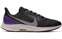 Фото № 2 с приближением к товару «‎Nike Wmns Air Zoom Pegasus 36 Shield 'Voltage Purple' BlackSilverDesert SandVoltage Purple»