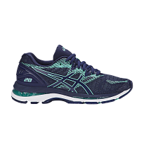 Фото № 1 с приближением к товару «‎Asics Women's Gel Nimbus 20 Indigo Blue Opal Green»