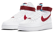 Фото № 3 с приближением к товару «‎Nike Air Force 1 High Skate Shoes WhiteRedGreen»