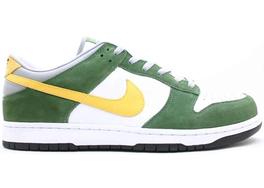 Фото № 1 с приближением к товару «‎Nike Dunk Low 6.0 White Dijon Tree Line»