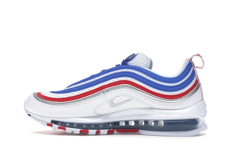 Фото № 5 с приближением к товару «‎Nike Air Max 97 Game Royal Metallic Silver University Red»