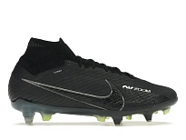 Фото № 1 с приближением к товару «‎Nike Zoom Mercurial Superfly 9 Elite SG-Pro AC Black White Volt»