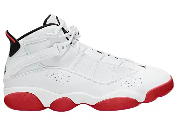 Jordan 6 Rings White University Red Black