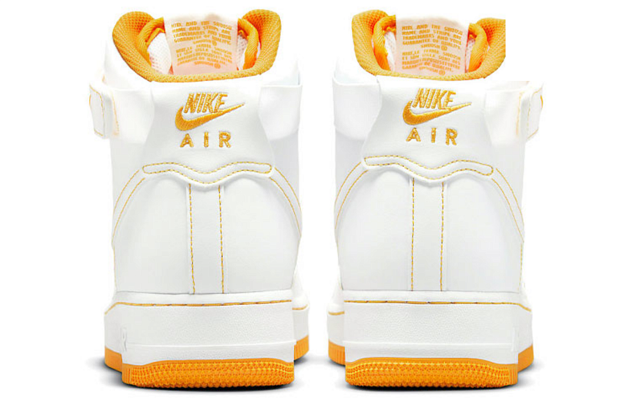 Фото № 4 с приближением к товару «‎Nike Air Force 1 High'07 "Laser Orange" WhiteOrange»