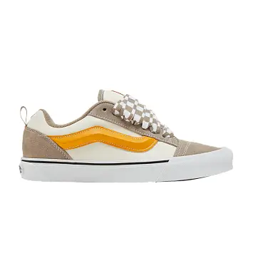 Vans Knu-Skool Mega Check - Grey Marshmallow - 1