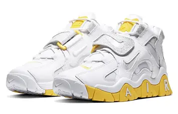 Nike Air Barrage Mid White Chrome Yellow (W) - 4