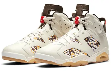 Air Jordan 6 Retro 'Quai 54 - Sail Gum' - 5