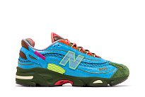 Фото № 2 с приближением к товару «‎Salehe Bembury x New Balance 1000 Fog Be The Cloud»