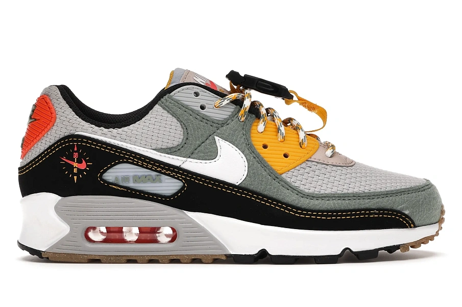 Фото № 1 с приближением к товару «‎Nike Air Max 90 Buckle Spiral Sage»
