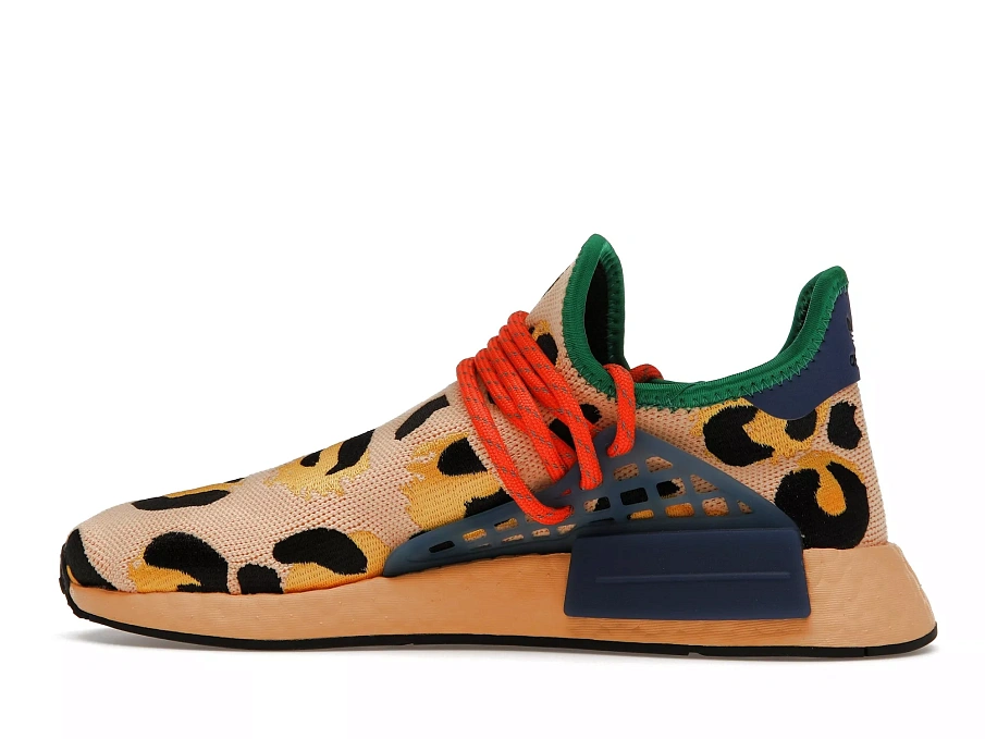Фото № 6 с приближением к товару «‎adidas NMD Hu Pharrell Animal Print Leopard Pulse Amber»