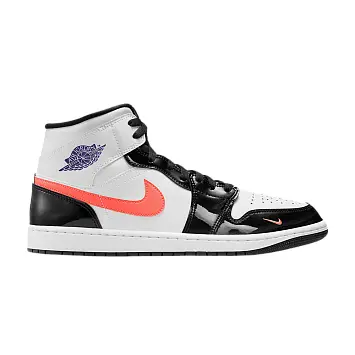 Air Jordan 1 Mid SE Black White - 1