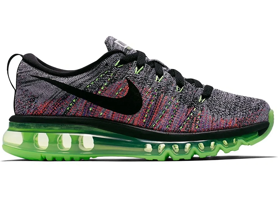 Фото № 1 с приближением к товару «‎Nike Flyknit Max Ghost Green Multi-Color »