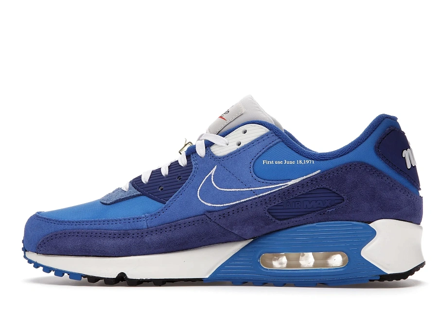 Фото № 5 с приближением к товару «‎Nike Air Max 90 SE First Use Signal Blue»