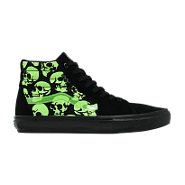 Фото № 1 с приближением к товару «‎Vans Skate Sk8-Hi Glow Skulls»