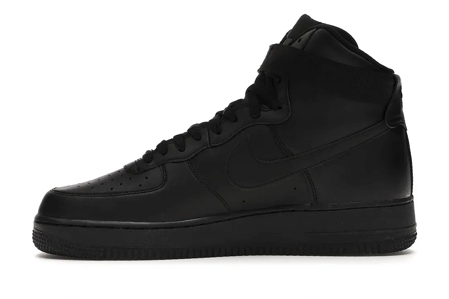 Фото № 3 с приближением к товару «‎Nike Air Force 1 High Triple Black»