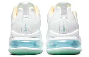 Nike Air Max 270 React For Women WhiteBlueYellow - 6