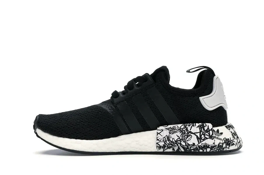 Фото № 3 с приближением к товару «‎NMD R1 Black Graffiti»