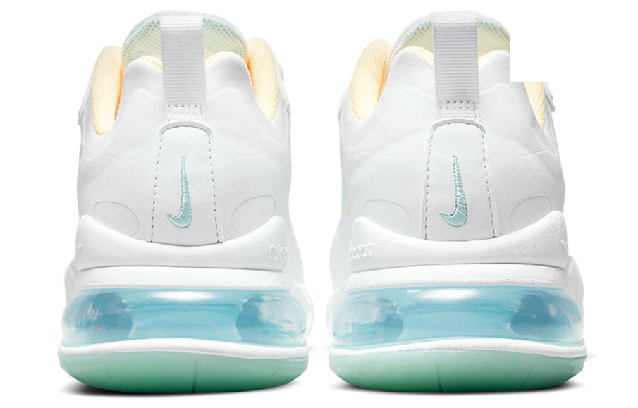 Фото № 4 с приближением к товару «‎Nike Air Max 270 React For Women WhiteBlueYellow»